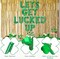 16in St Patricks Day Party Decorations Balloons-Classic Shamrocks Green LETS GET LUCKED UP St Patricks day Inflatables Lucky Irish Balloons Decor Saint Patricks Day&Green party Decorations